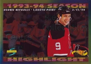 1994-95 Score Gold #245 Bernie Nicholls - Picture 1 of 1