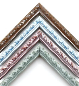 Colorful Embossed Picture Frame Decorative Traditional Ornate Decor For Wall Art - Picture 1 of 16