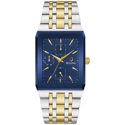 Bulova Men's Modern Day Date Quartz Silver Stainless Steel Watch 31 MM 98C150 - Image 1 of 4