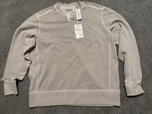 Tommy Bahama Sunray Cove Abaco Split Crewneck Terry Sweatshirt  Hazy Cream Sz XL - Picture 1 of 7