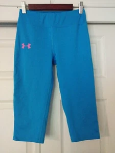 Under Armour Girl's Fitted Capri Leggings Size Youth M - Picture 1 of 3