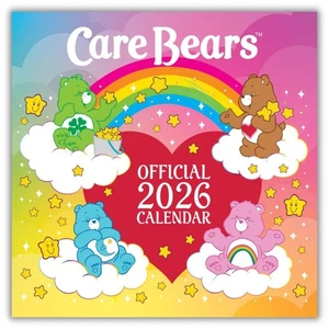 2026 Calendar Care Bears Month to View Square Calendar Official Product - Picture 1 of 7