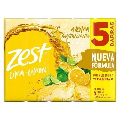10 JABONES ZEST LIMA LIMÓN (90g) - 10 ZEST SOAPS 🇲🇽 - Image 1 of 4
