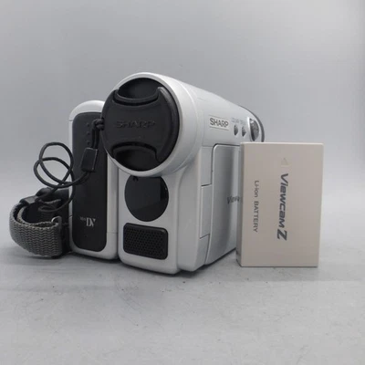 Sharp VL-Z1H Handheld MiniDV Camcorder Silver Tested - Image 1 of 4