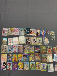 Sailor Moon Trading Cards and Stickers Collection Lot - Picture 1 of 12