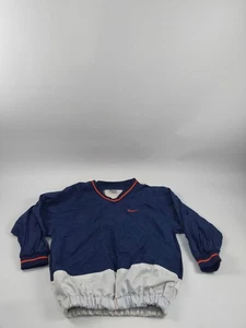 Vintage Nike V-Neck Langarm Pullover Windbreaker Jugend Gr. S - Bild 1 von 5