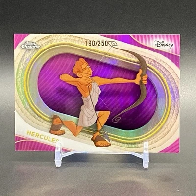 2025 Topps Disney Cromo Hércules ROSA Refractor Paralelo 190/250 💪 🔥 Foto 1 de 3