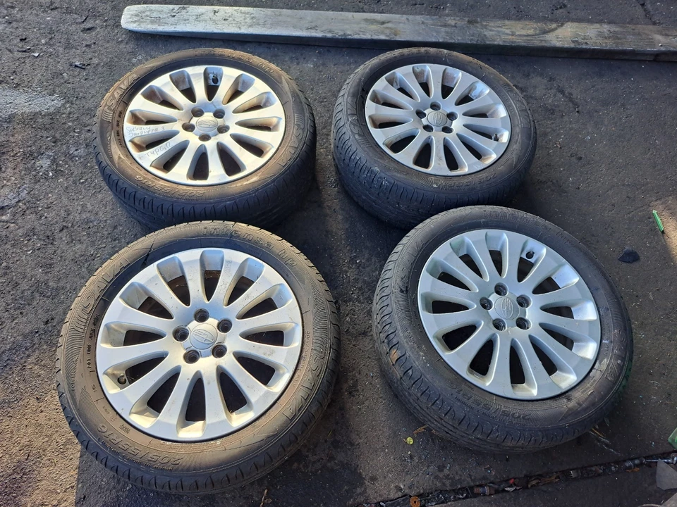 Subaru Impreza 3 1 Satz Alufelgen Typ GR mit Sava Reifen 205/55R16 Dot 0619 - Bild 1 von 4