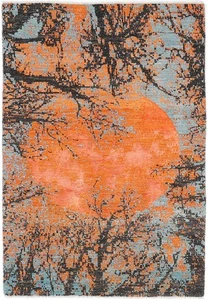 5x7 Handmade Wool Rug Multishade Abstract Modern Rug Transitional Rug - Picture 1 of 14