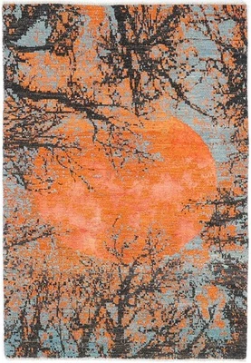 5x7 Handmade Wool Rug Multishade Abstract Modern Rug Transitional Rug - Image 1 of 4