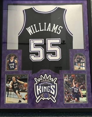 Camiseta Jason Williams Enmarcada Firmada Auténtica Autógrafo Auto PSA/DNA Foto 1 de 3