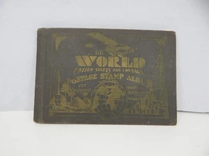 1940 Il Mondo Libro Francobolli Stati Uniti/Stranieri con oltre 500 Francobolli!! - Foto 1 di 24