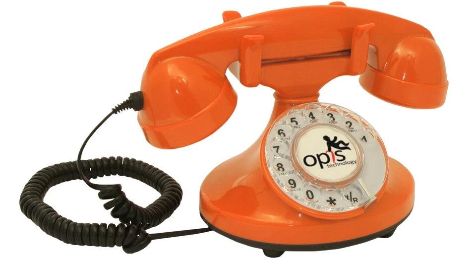 OPIS FunkyFon cable: Rotary dial telephone in the sinuous style of the 1920s - Image 1 of 1