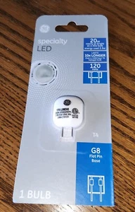 GE Specialty LED 20 Watt EQ 3-in T4 Soft White Night Light Bulb G8 Flat Pin 20w - Picture 1 of 6