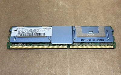 4GB Micron MT36HTF51272FY-667E1D4 240-Pin DDR2-667MHz QTY-1 MM-026 371-2656-01 - Image 1 of 4