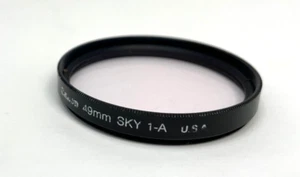 49 mm Sky 1A Skylight Glass Filter Made in USA Genuine Canon OEM Original - Picture 1 of 3