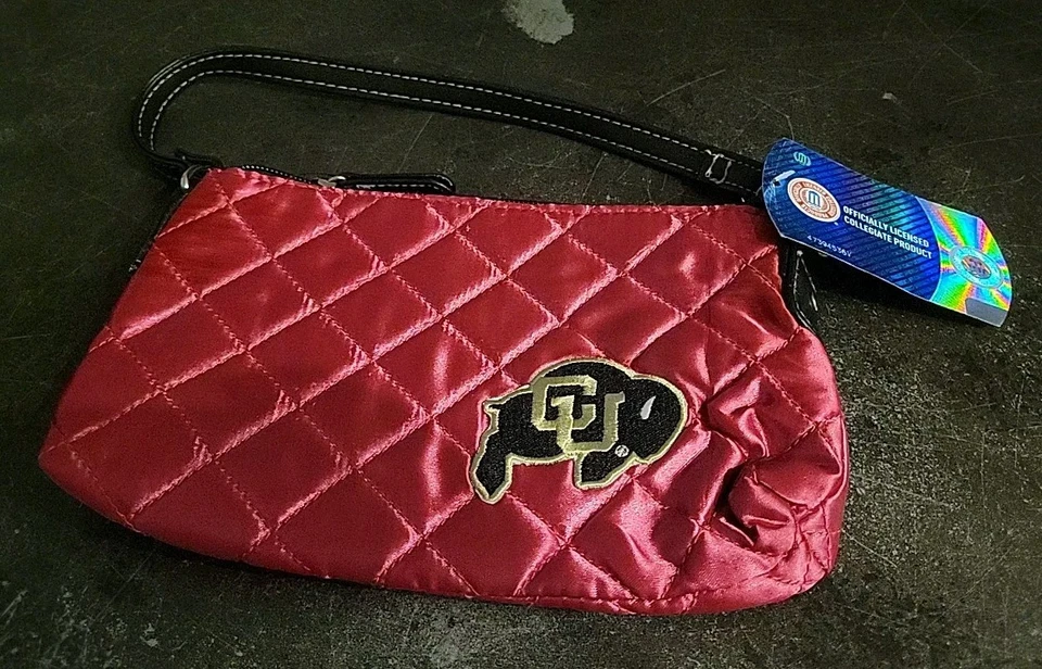 Bolso de Mano Universidad de Colorado Boulder Cartera Búfalos Cáncer de Mama Rosa CU Foto 1 de 4