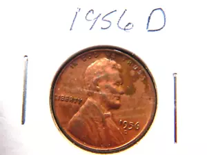 1956 (D) Lincoln Penny - Picture 1 of 2