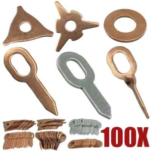100x Car Dent Repair Pulling Pads Washer Kit Welding Ring Pad For Spotter Welder - Bild 1 von 20