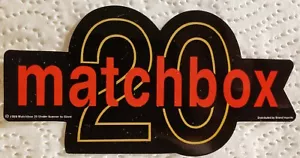 MATCHBOX--ROCK GROUP STICKER--NEW--Vintage (1999) Vending Machine Sticker (#176) - Picture 1 of 4