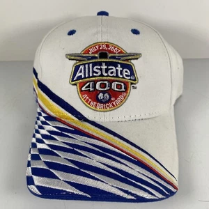 Allstate 400 Brickyard NASCAR Hat Cap Adjustable Race Checker 2007 Indianapolis - Picture 1 of 10