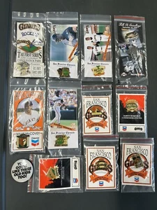 Pin Lot of 12: SF Giants Bonds McCovey Giant Attitude Dusty Tell It Goodbye Pins - Picture 1 of 14