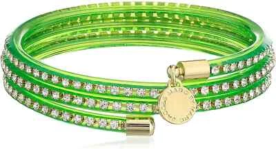 Pulsera Marc By Marc Jacobs Slinky Verde Tucán Circonita - Nueva con Etiquetas Foto 1 de 3
