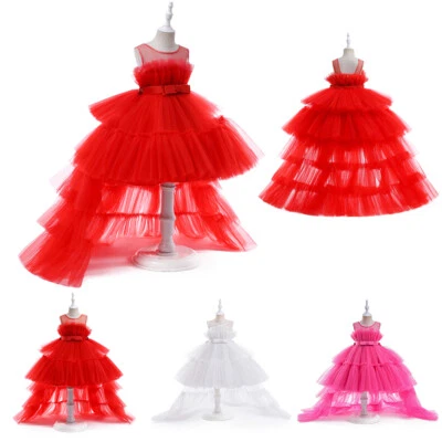 NEW Communion Party Prom Princess Pageant Bridesmaid Wedding Flower Girl Dress Foto 1 de 4