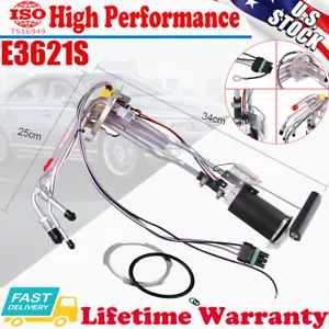 E3621S Fuel Pump With Hanger Assembly For Chevrolet GMC C K 1500 2500 3500 88-95 - Picture 1 of 12