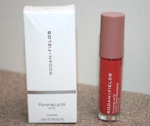 Rodan + Fields Plumping Lip Oil SPF 28 Coral Full Size 0.17oz / 5mL Exp 01/2026 - Picture 1 of 3