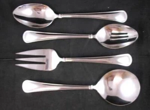 Reed and Barton Mendon Stainless 4 Piece Hostess Set - Picture 1 of 7