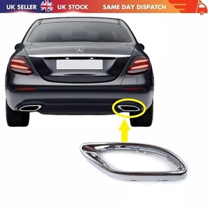 MERCEDES BENZ NEW C E CLASS W205 W213 EXHAUST TAIL PIPE CHROME TRIM RIGHT N/S - Picture 1 of 7