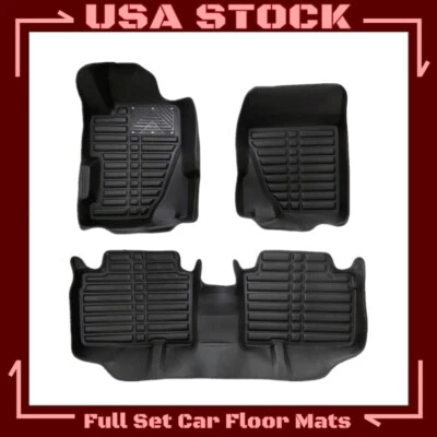 Auto Front Rear Floor Mats, Tray Lining Dust-proof For Honda Civic 2016-2020 - Изображение 1 из 4