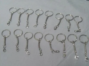 Key Chain w/Lobster Type Clasp 1" Ring Qty: 16 - Picture 1 of 1