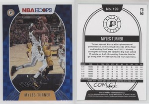 2020-21 Panini NBA Hoops Hyper Blue Myles Turner #199
