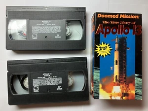 Doomed Mission - The True Story of Apollo 13 Documentary 2-Tape Set VHS  1995 VG - Picture 1 of 7