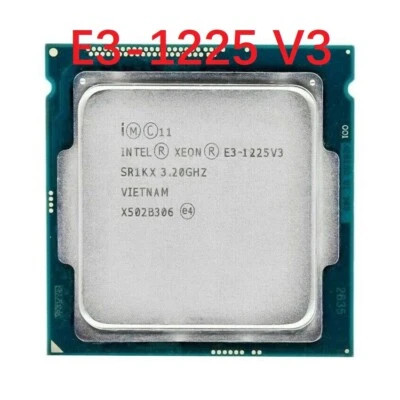 Intel Xeon E3-1225 V3 CPU 4 Core 3.2GHz 8MB SR1KX LGA1150 CPU Processor 1225 V3 - Image 1 of 3