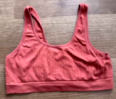 Пуловер No Boundaries Bralette No Padding Coral однотонный текстурированный подростковый большой - Изображение 1 из 3