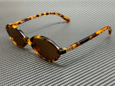 MIU MIU MU 04ZS 19P2Z1 Light Havana Brown Women's 50 mm Sunglasses - Image 1 of 4