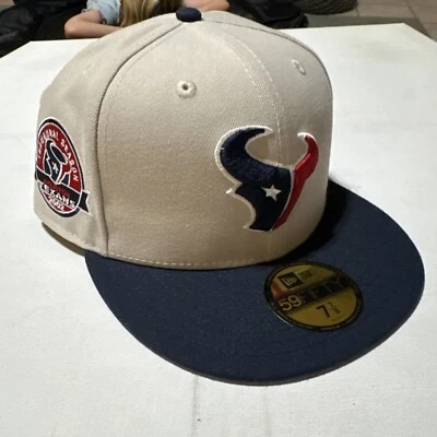 Parche de temporada inaugural 59FIFTY New Era Houston Texans gorra ajustada tostada 7 7/8 Foto 1 de 4