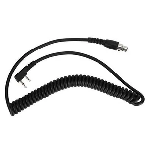 2.6ft 2Pin to 5Pin K Cable for Kenwood/HYT/Baofeng/Relm Two Way Radio Headset F - Zdjęcie 1 z 11