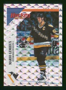 MARIO LEMIEUX 1993-94 PANINI STICKERS 93-94 NO H       4668
