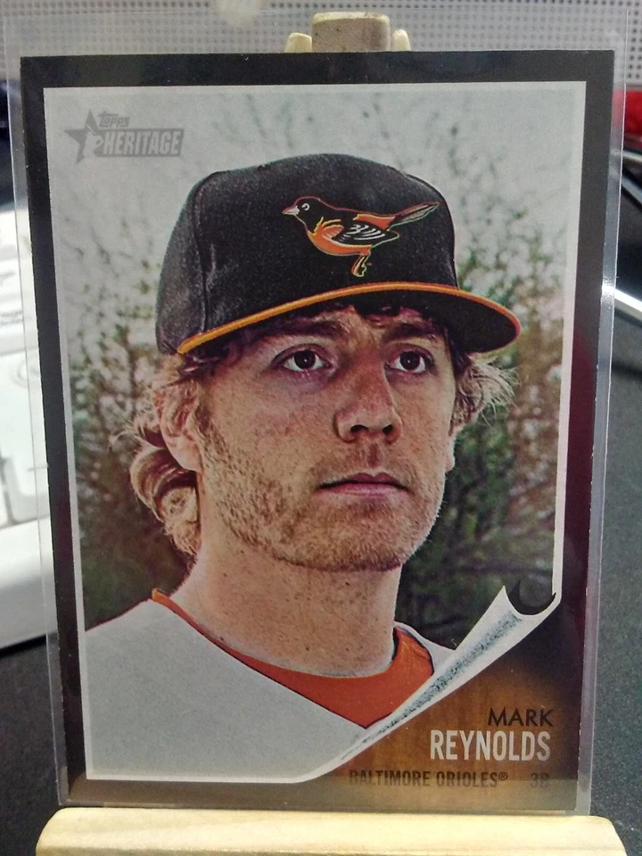 2011 Topps Heritage Black #C8 Mark Reynolds -Baltimore Orioles- - Image 1 of 1