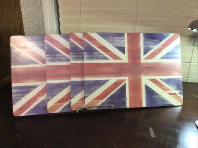 Pimpernel Union Jack Set Of 4 Cork Backed Placemats - Image 1 of 2