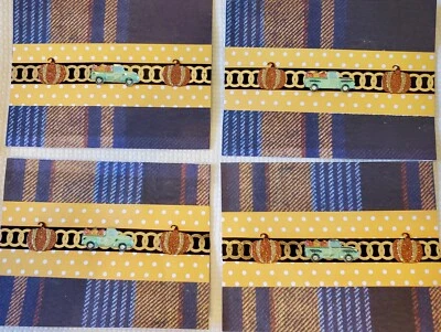 Handmade Greeting Cards -(set of 10) Fall Celebration Blank Cards with Envelopes - Image 1 of 4