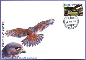 Kazakhstan 2023. FDC.  Fauna. Falconry