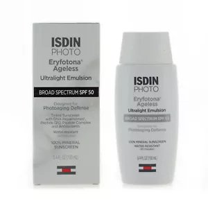 ISDIN Eryfotona Ageless Ultralight Emulsion spf 50 - 3.4oz New exp: 1/2027 - Picture 1 of 5