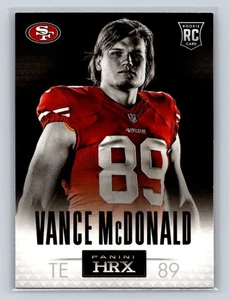 2013 Panini Prizm HRX Rookies #24 Vance McDonald San Francisco 49ers - Picture 1 of 2