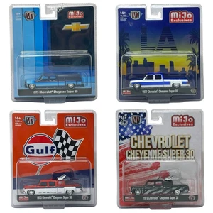 M2 Machines 1977 Squarebody  Cheyenne Super 30 Lot Of 4 Versions Gulf America - Picture 1 of 5