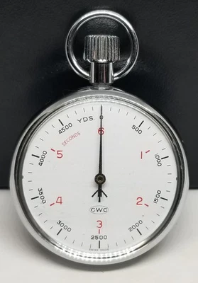 Cronómetro J0261 Vintage CWC Royal Navy Detección de Submarinos (ASDIC), No Funciona Foto 1 de 4